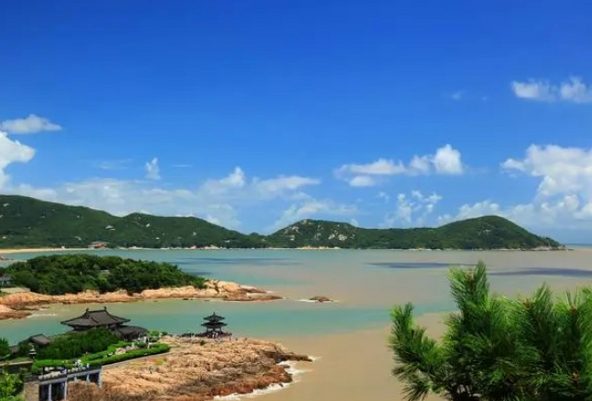 1,普陀山——浙江省舟山市 2,湄洲岛·妈祖庙——福建省莆田市 3,涠洲