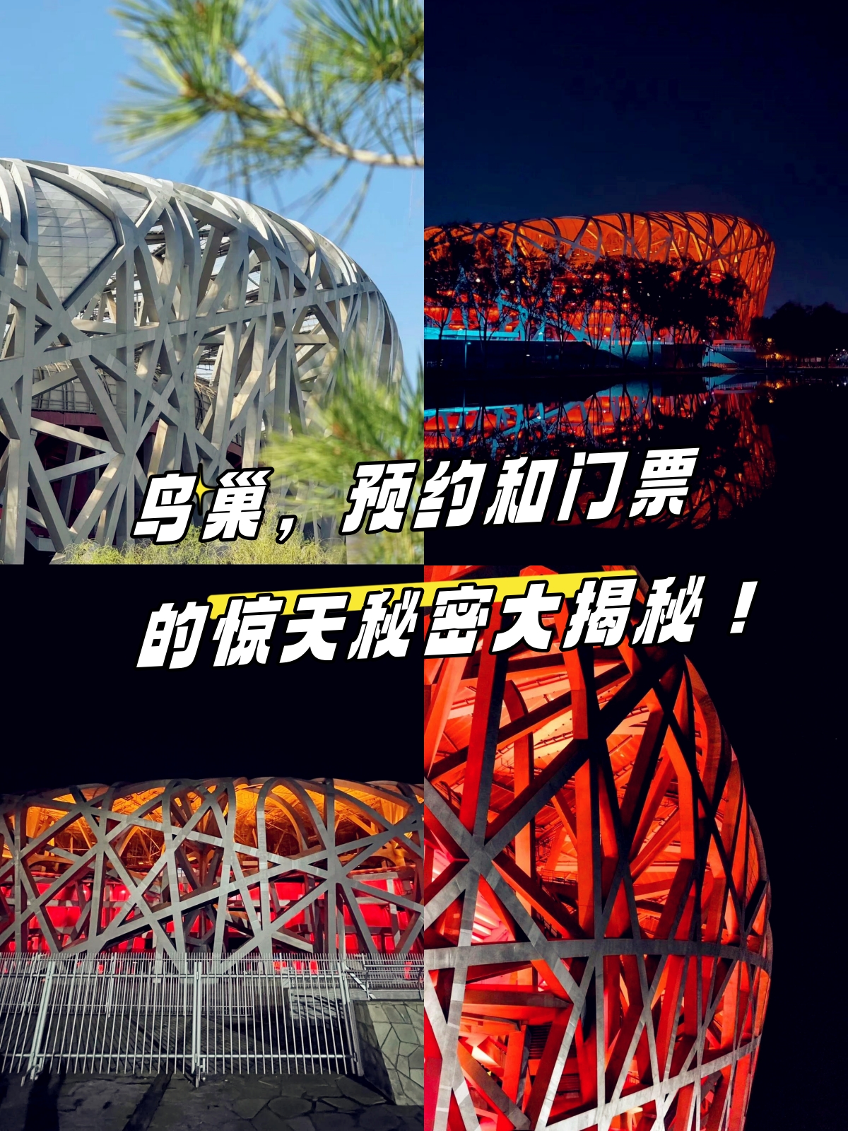 鸟巢,预约和门票的惊天秘密大揭秘!