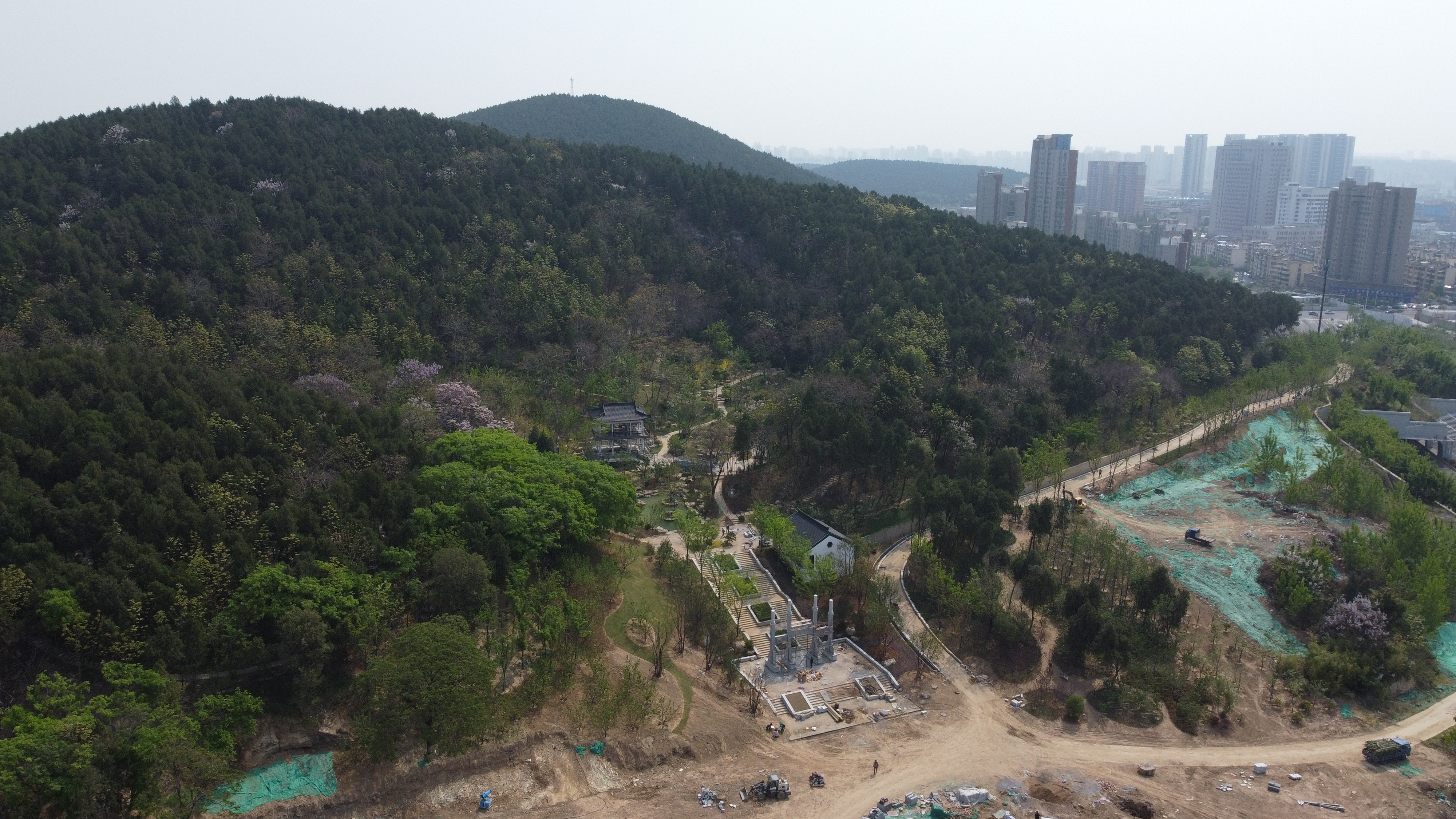徐州又一大型山体公园子房山公园即将建成