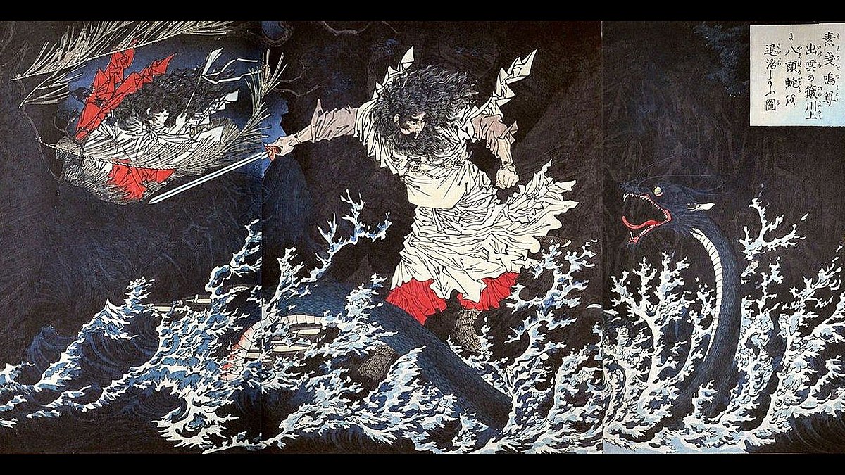 须佐之男:日本神话中的狂暴与再生之神