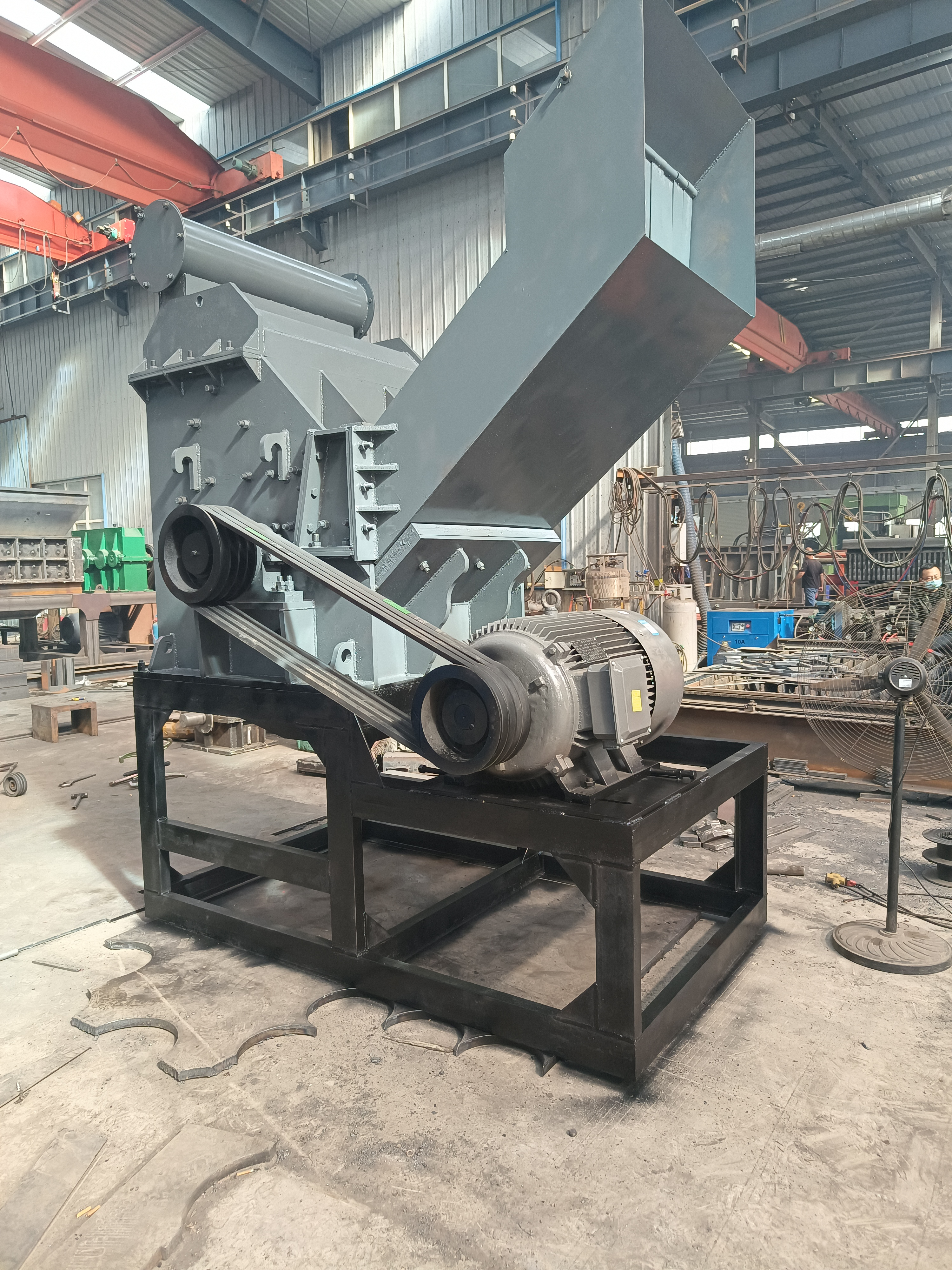 废旧电机转子破碎机可有效分离铜,铁,铝