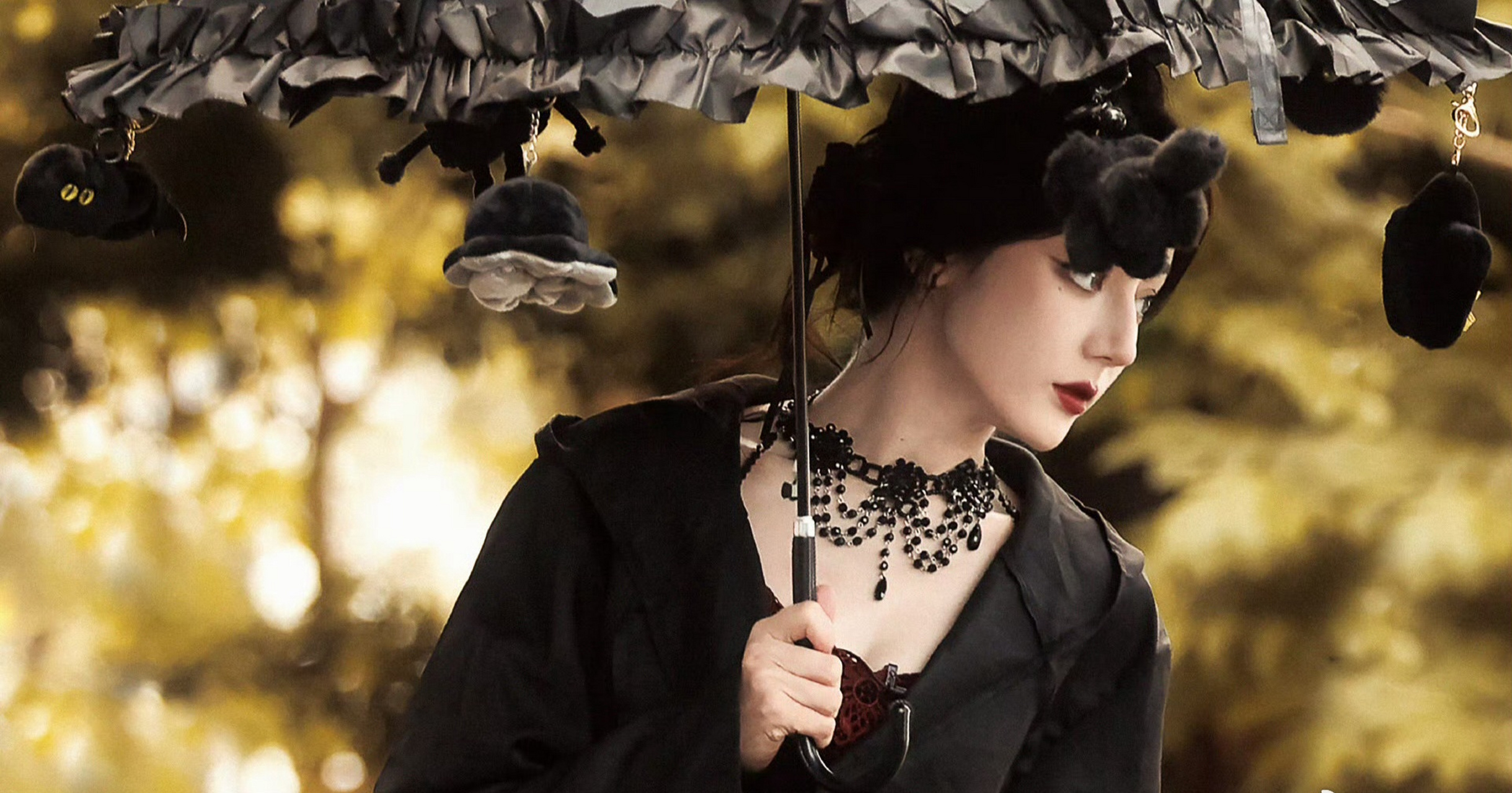 冷艳高贵,烂漫迷人哥特风[期待][期待][比心][比心]开始推理吧2造型师