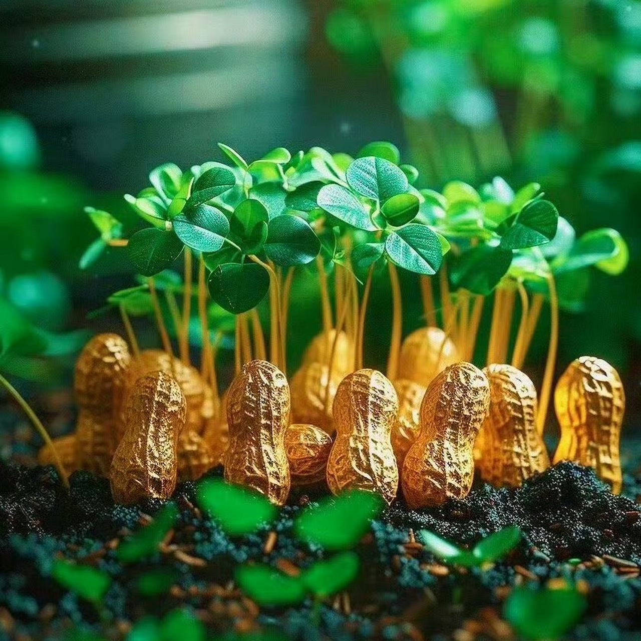 祝福# #接福接财接好运# #运势# 刷到金花生,寓意你将有好事发生