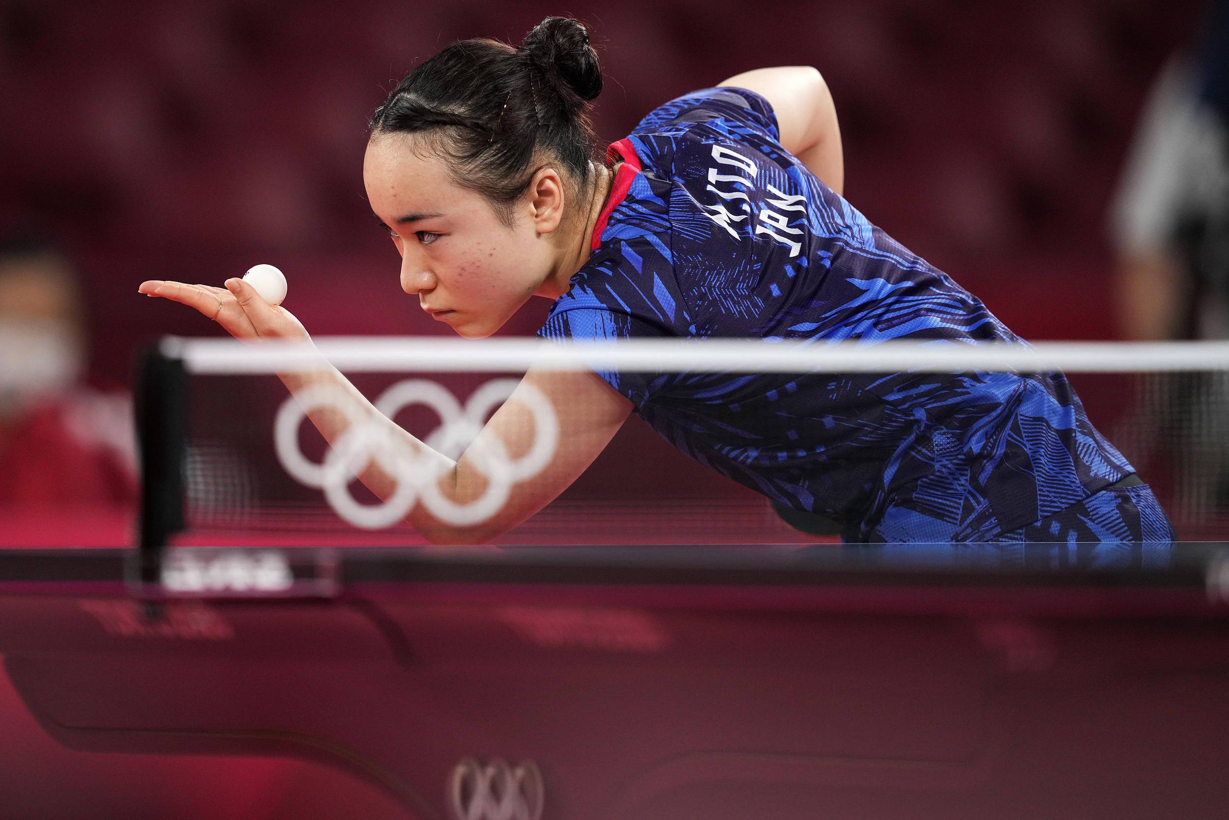 在东京奥运会之前,伊藤美诚的世界排名高居第二,仅次于遥遥领先的陈