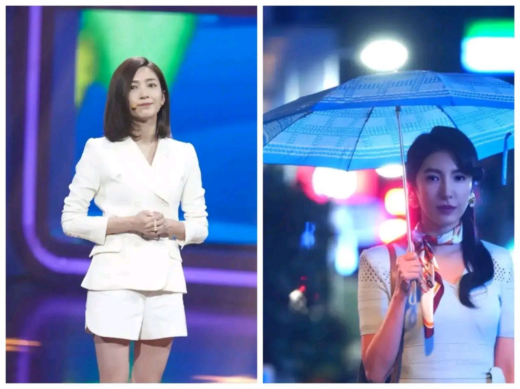 《浪姐5》姐姐们撞脸秀,你来看看像不像……  杨瑾华与江疏影: 刚看到