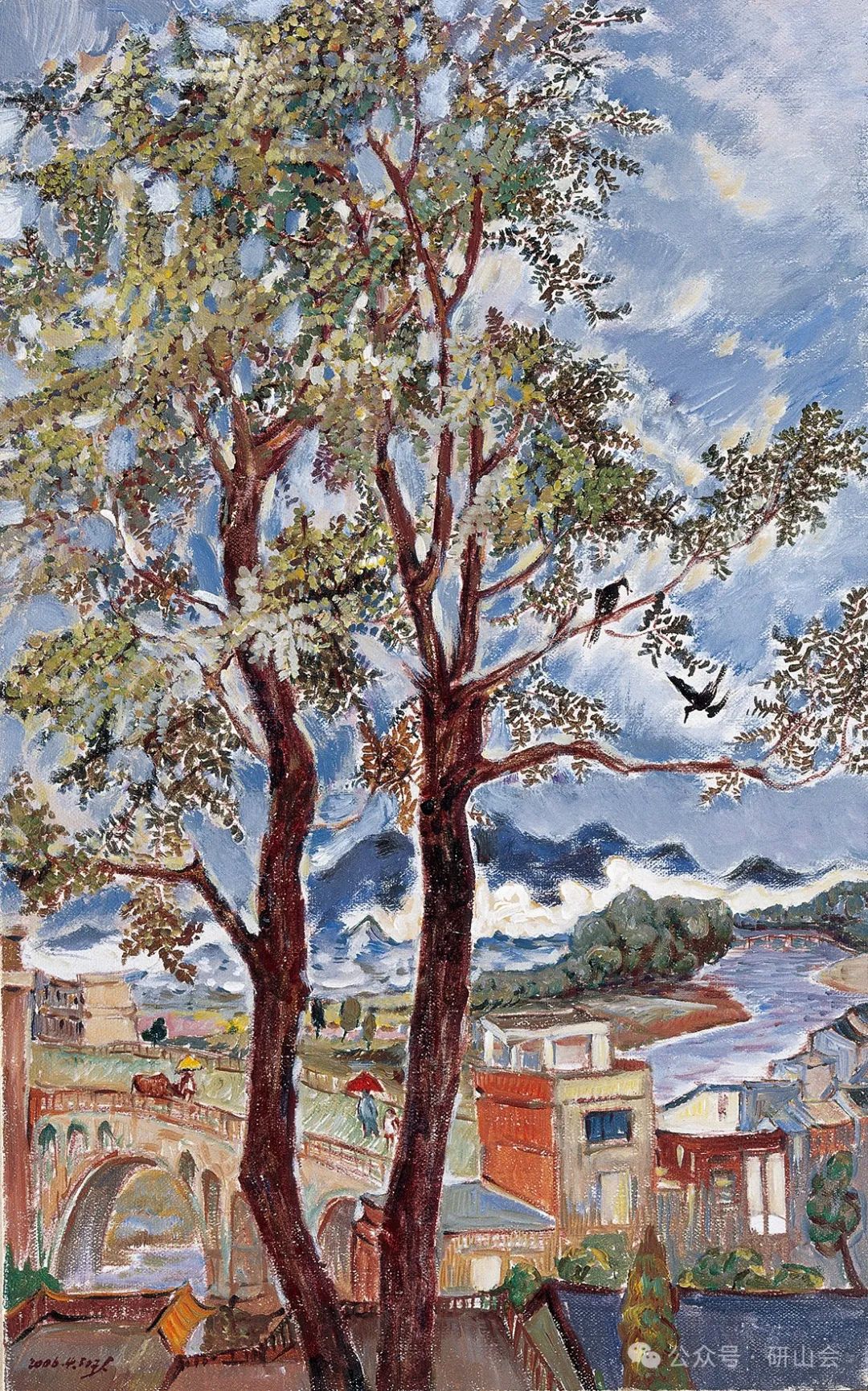 著名画家雷子人应邀参展"依山傍水·山水圈2024学术年展"