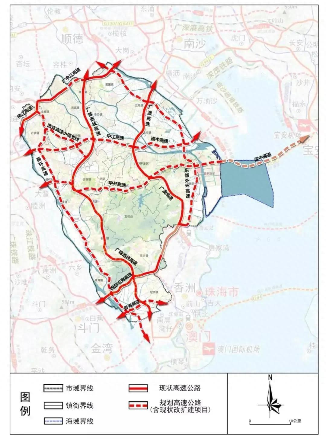 中开高速一期线路图图片