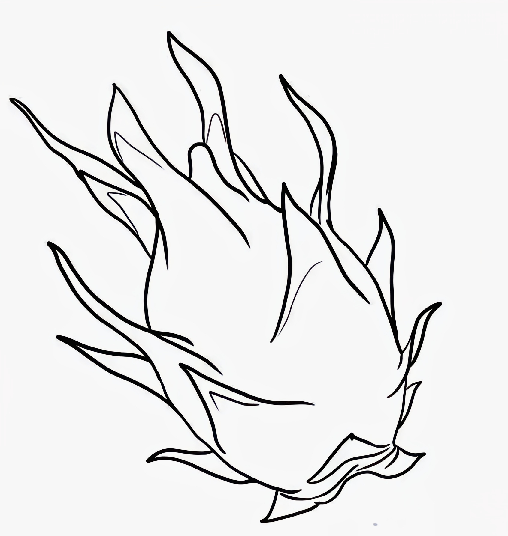 超简单,分享常见的水果线稿,喜欢画画的快来一起画吧