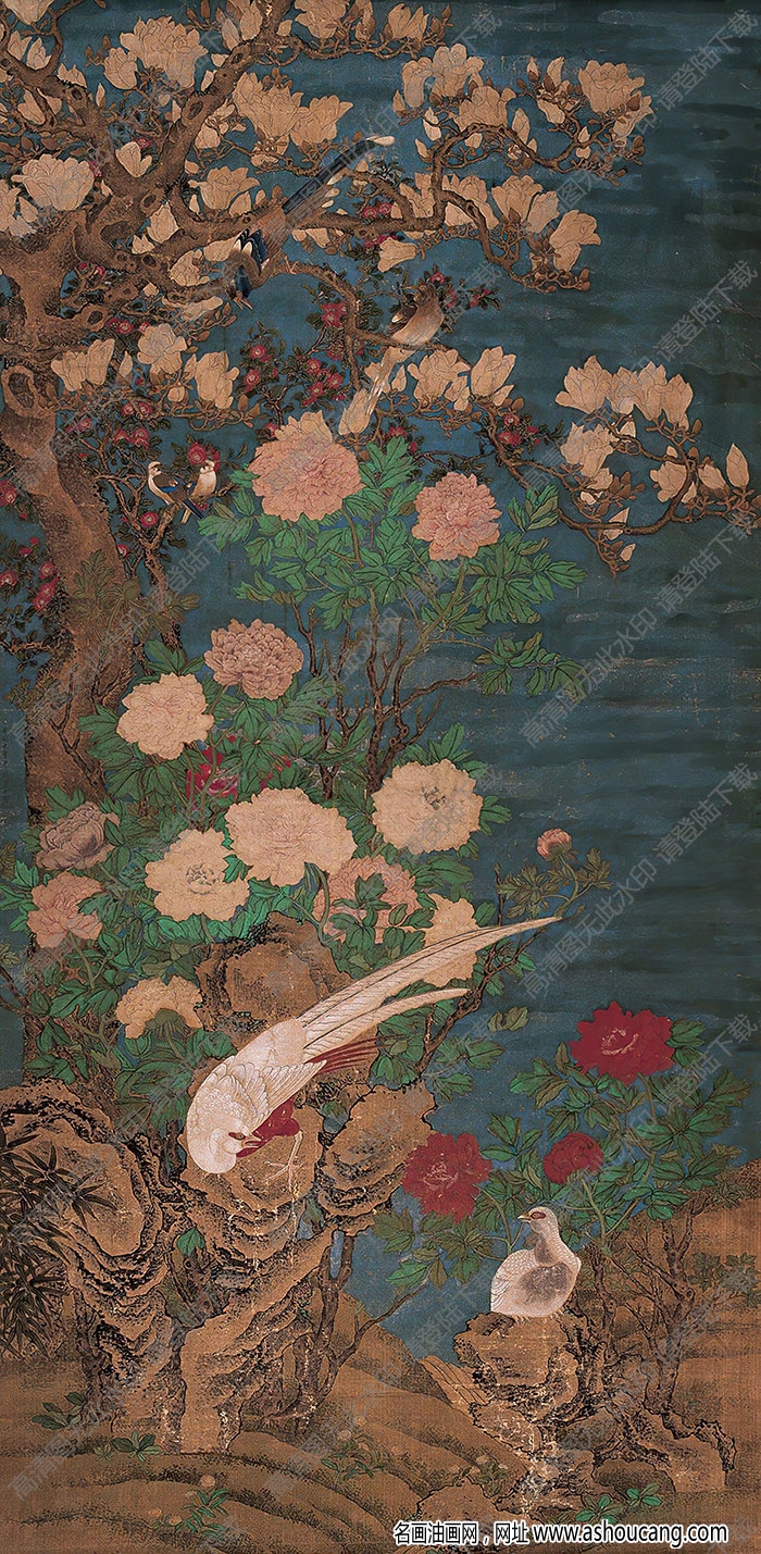 明代画家边景昭国画作品