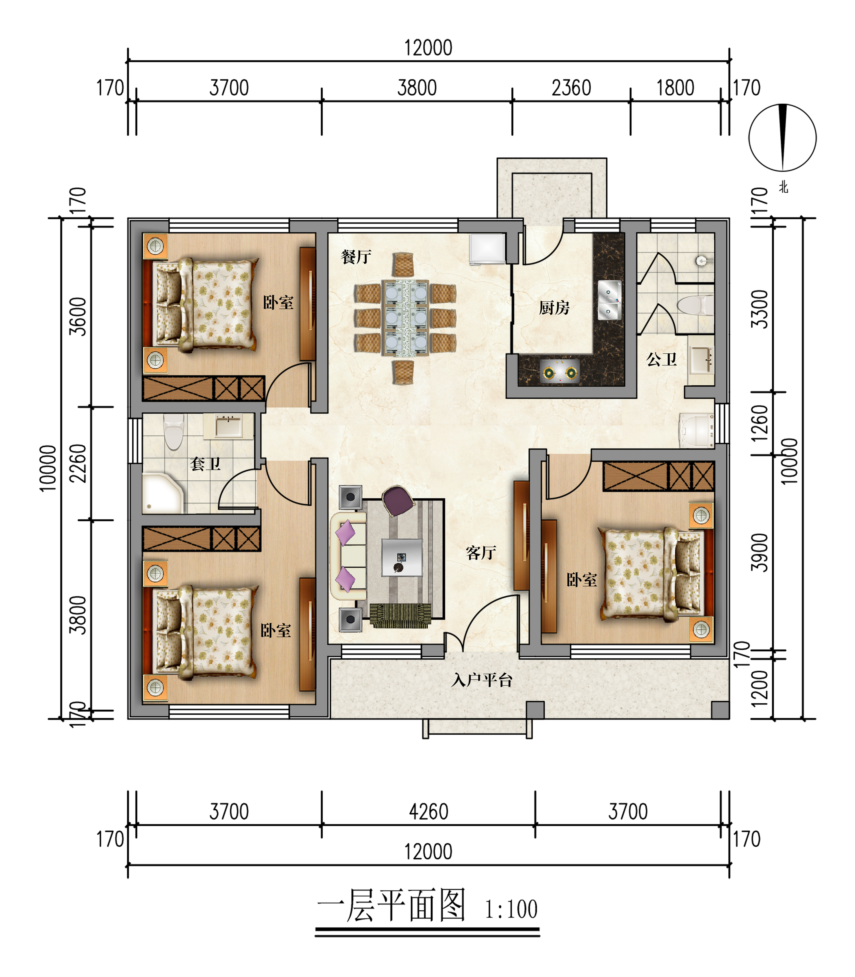 最佳农村户型图 独院图片