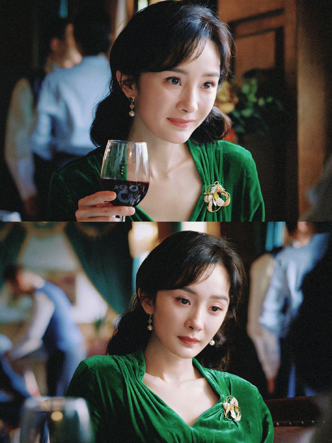 女特务,王鸥穿的很"特务",而杨幂确是很"时装"!