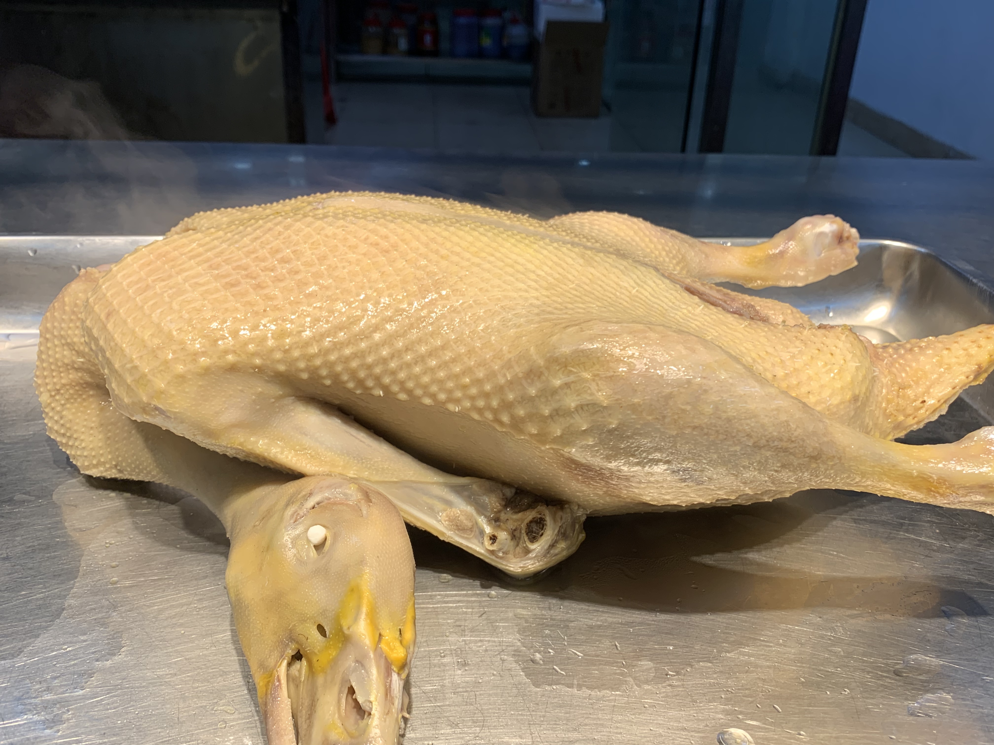 美食# 今天制作了湛江白切鸡,白切鸭,玫瑰露豉油鸡,#我要上热门#妹 