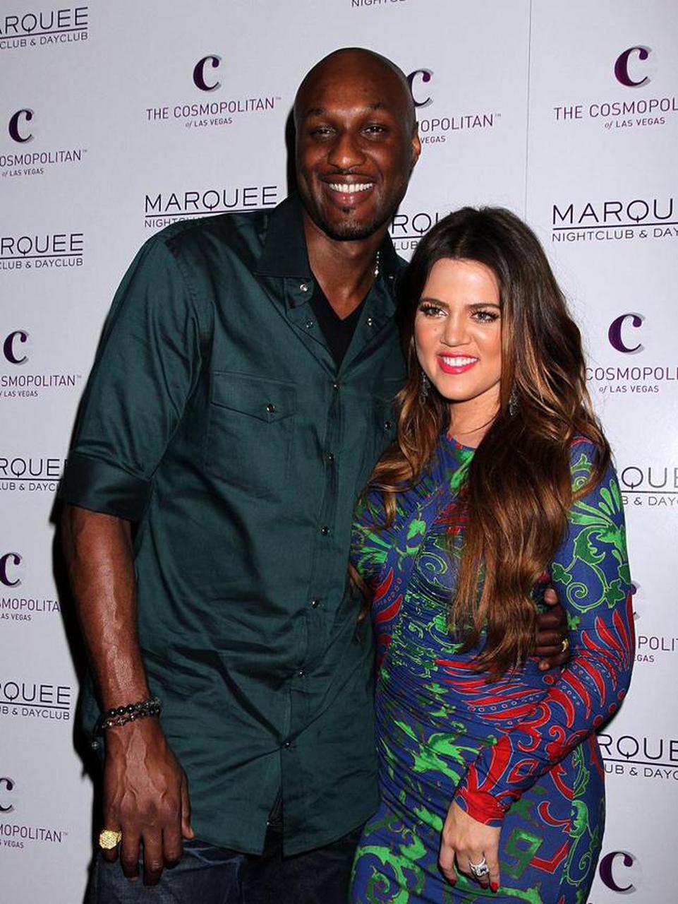 nba巨星奥多姆和科勒的认识是在派对上,科勒并不算太美丽,但是她的