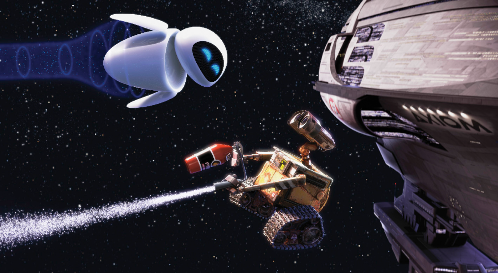 它通过瓦力和伊芙这两个机器人角色之间的情感互动,以及对人性温暖和