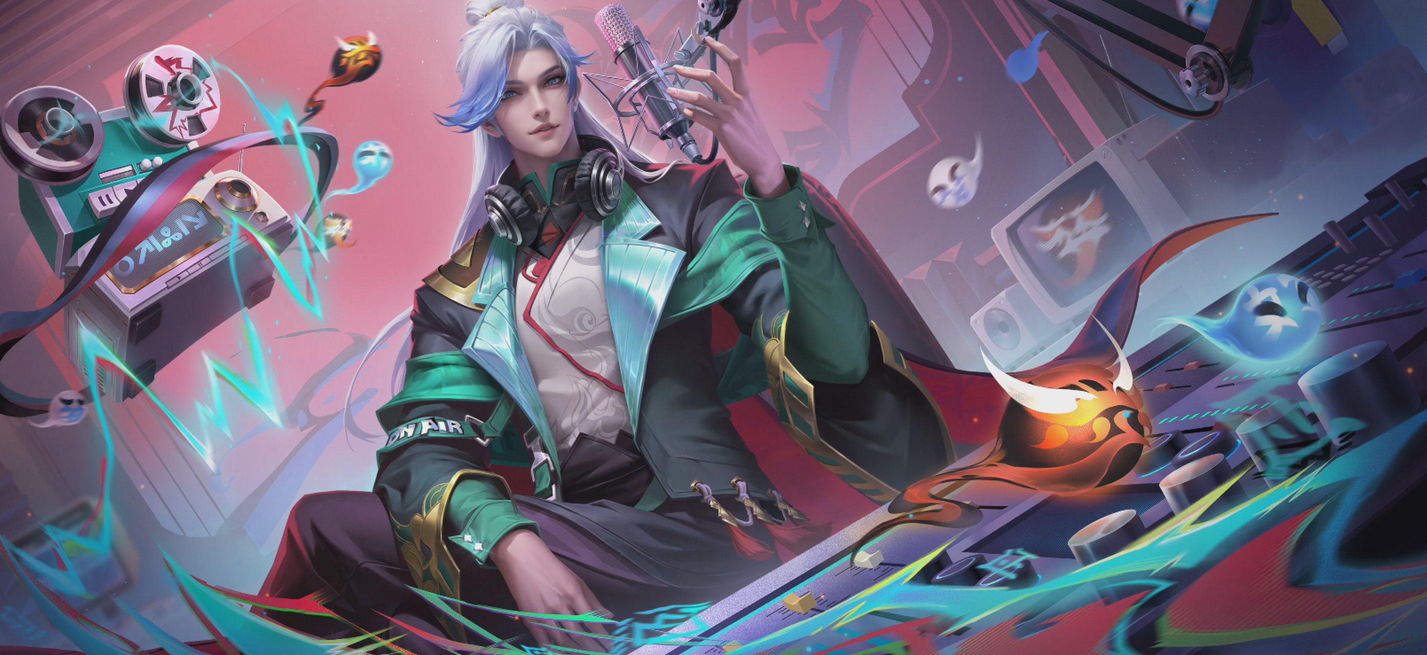 67[星星]明世隐的新皮肤(夜落电台)将在5月10日上架,首周折扣710