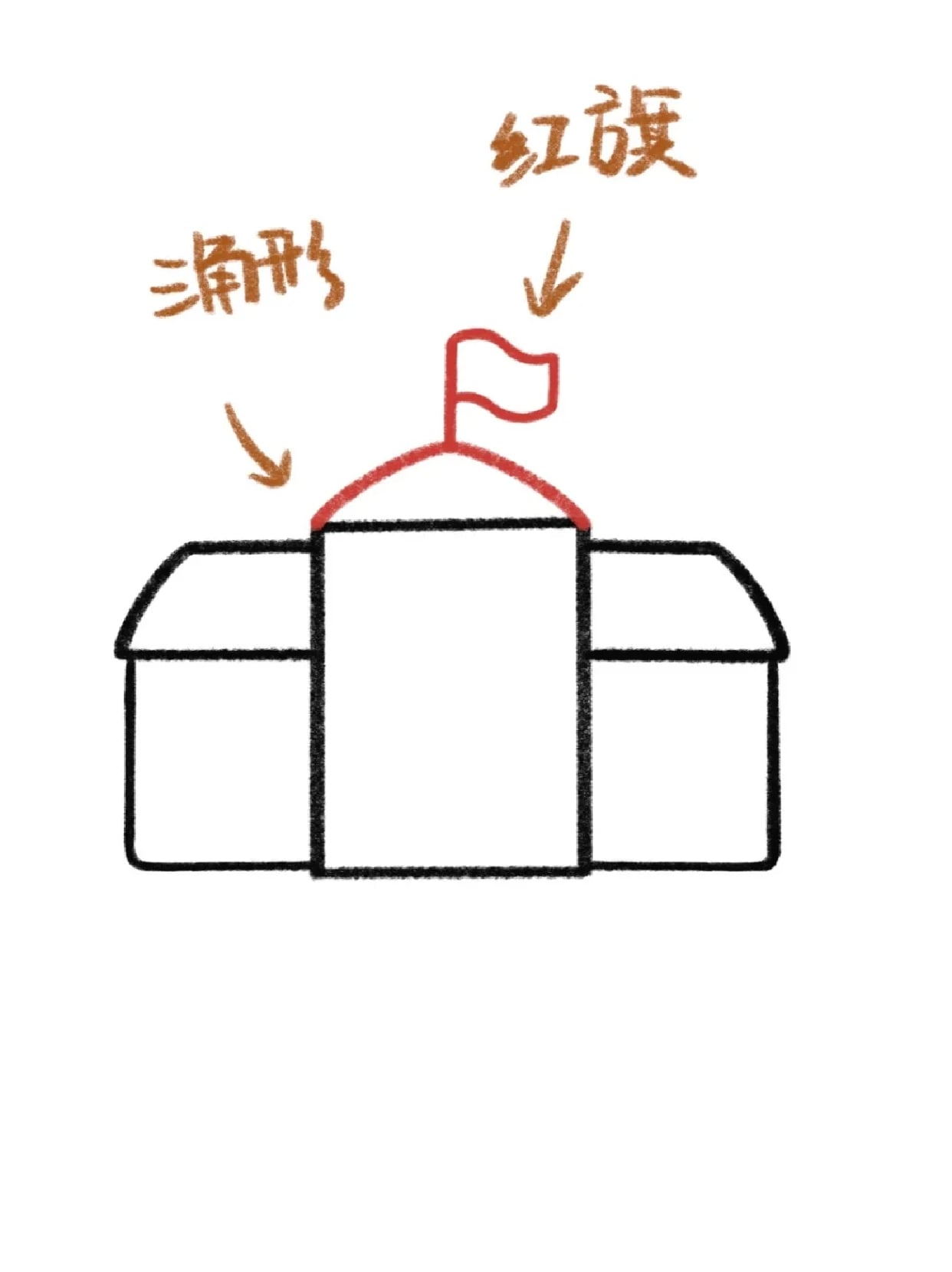 学校简笔画 当一年级学生的妈