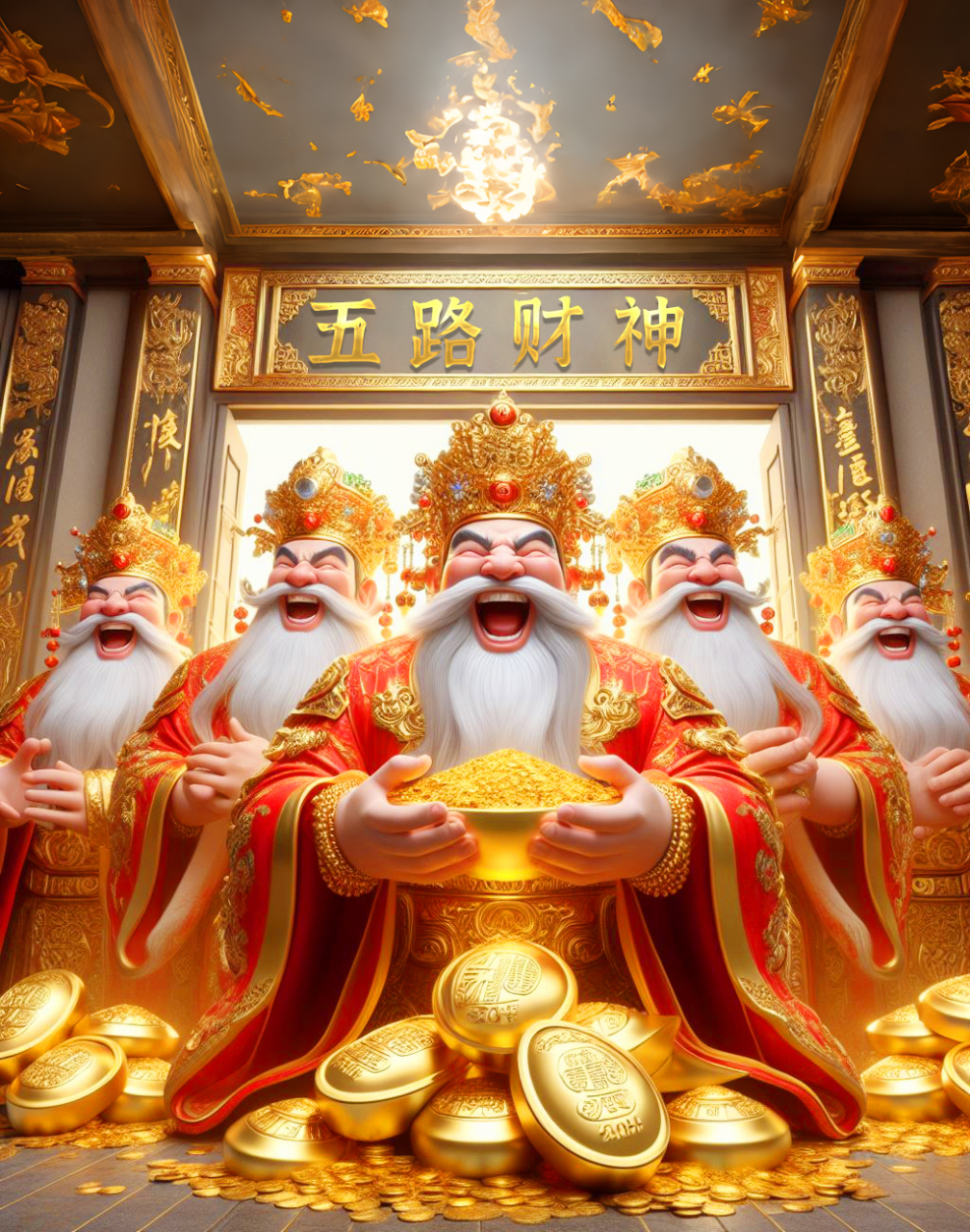 五路财神到,这是中国传统文化中的一个重要概念,寓意着财富和好运的