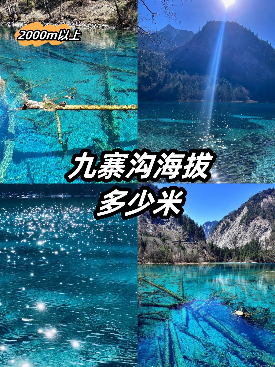 九寨沟景区海拔图片