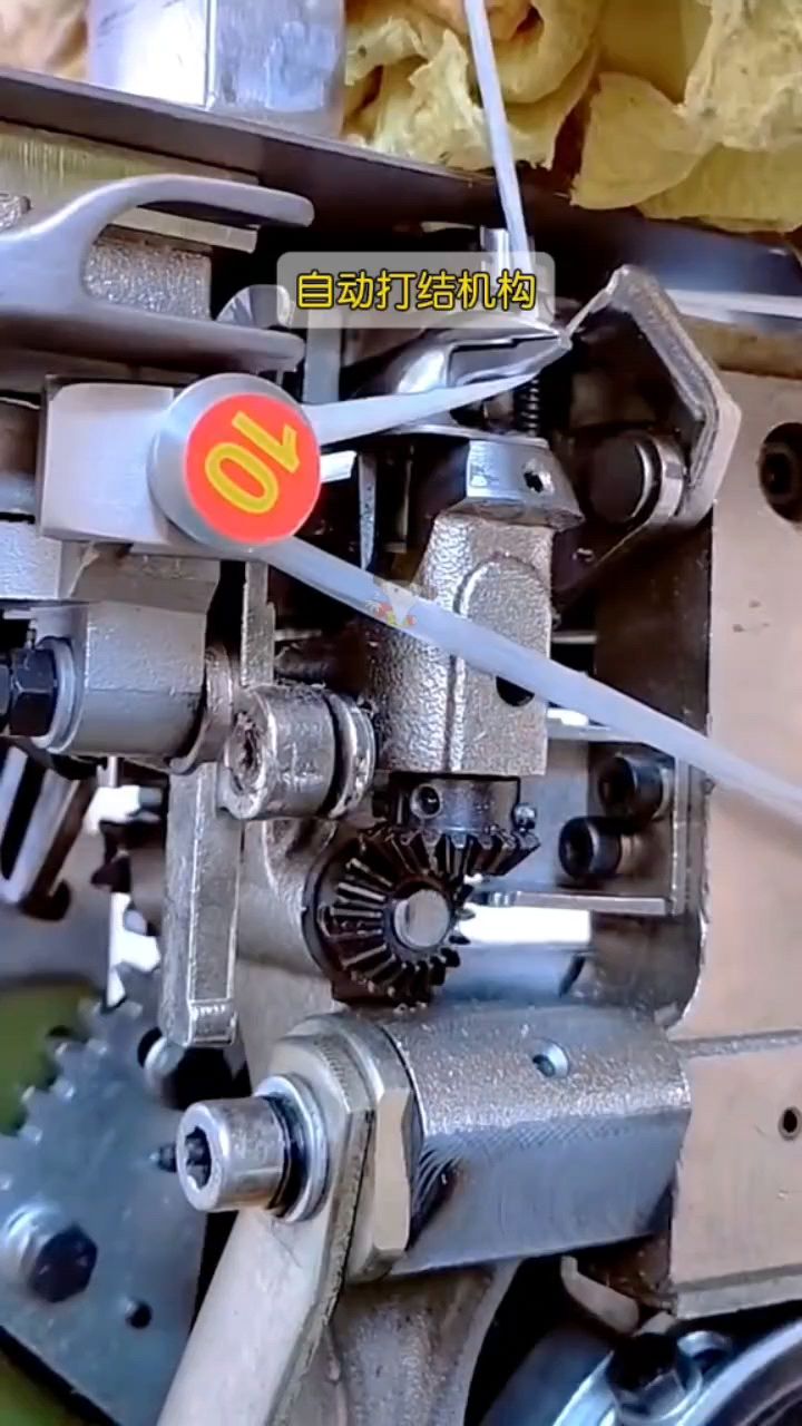 自动打结机构,太巧妙了