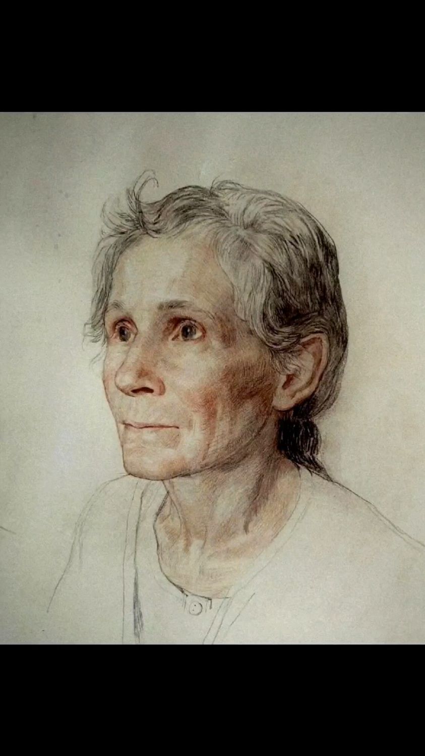 俄罗斯画家,阿里娜·舒尔皮纳的素描作品