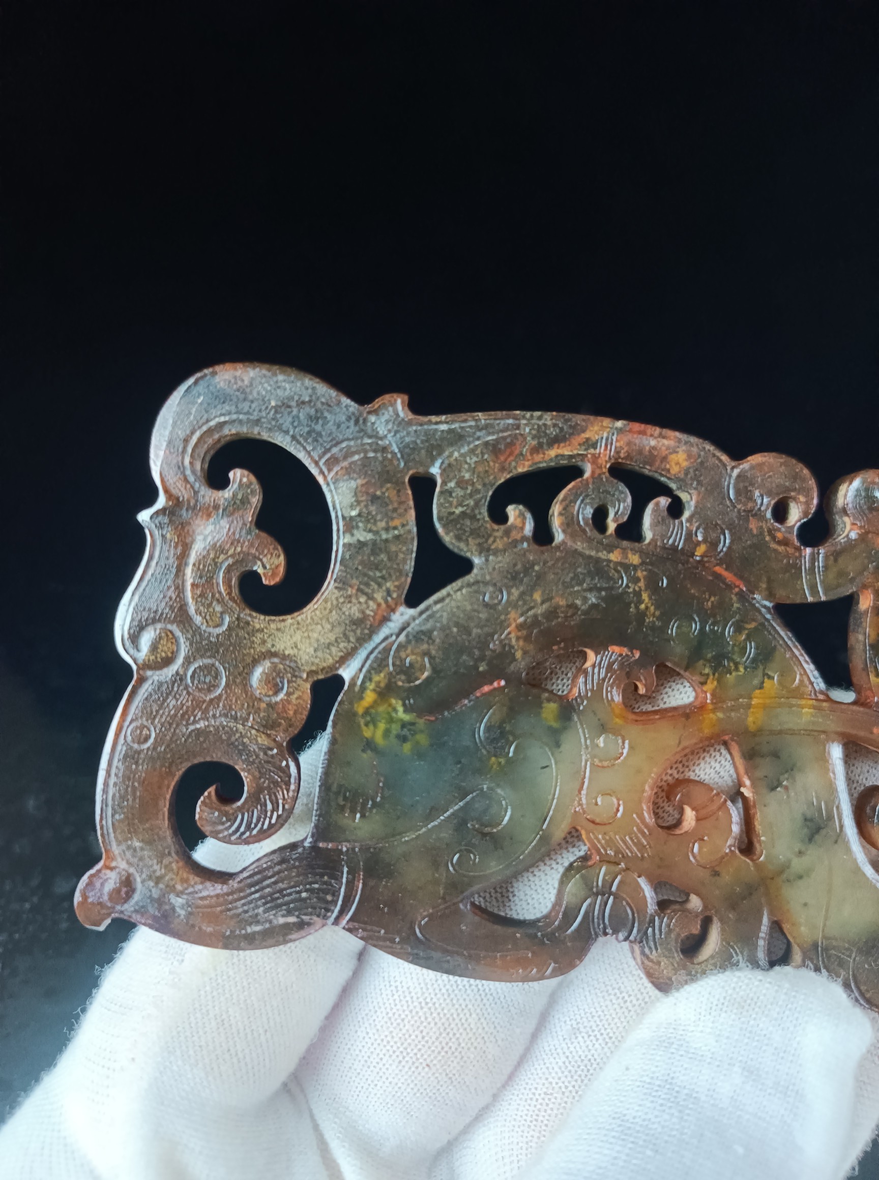 旧藏传世高古和田玉玉璧