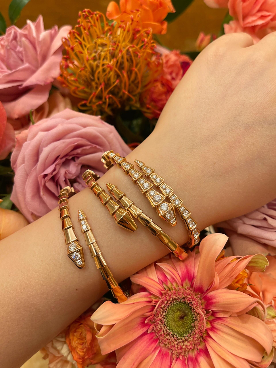 宝格丽永恒的经典,serpenti灵蛇系列手镯