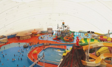 大空间运动乐园——气膜游乐场馆