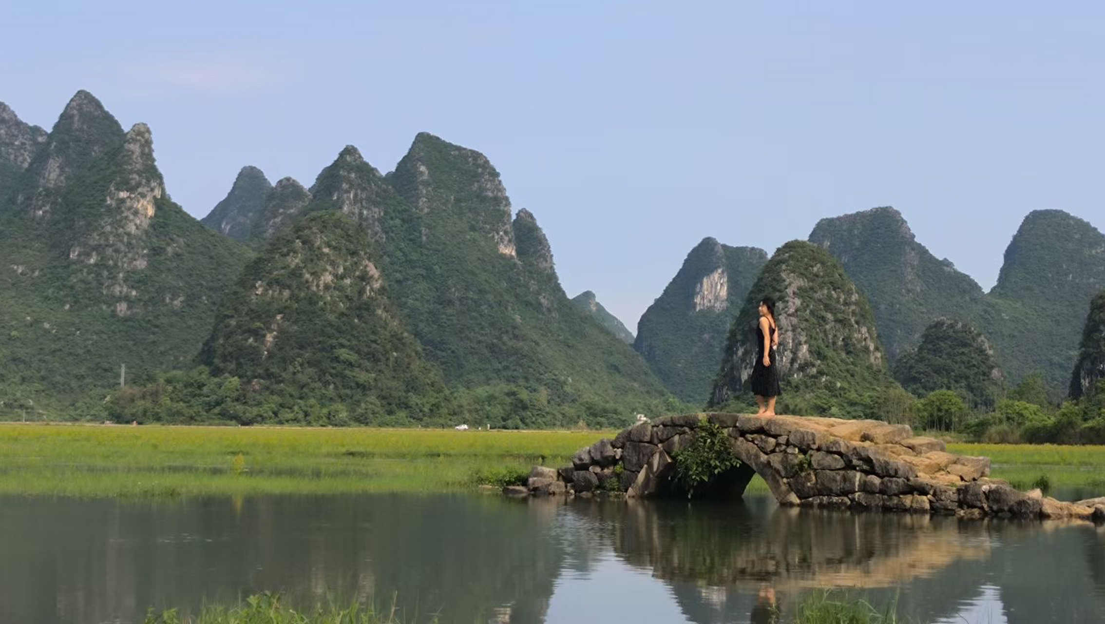 广西桂林会仙玻璃田,位于桂林市临桂区会仙镇沐宦头村.