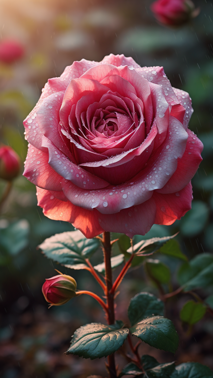 月季花,被誉为"花中皇后",以其丰富的色彩和优雅的姿态吸引着无数的