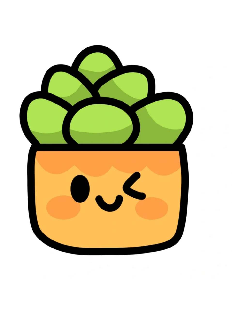 植物简笔画 94春天到来,很多植物都焕发了新生,我去公园逛一圈都能