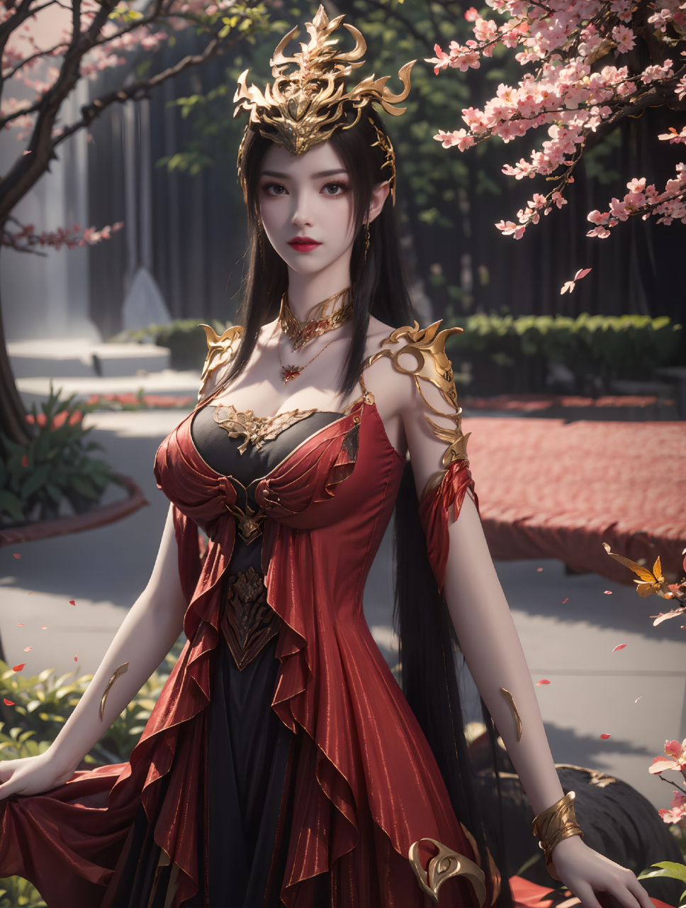 国漫女神ai绘图作品:你知道美杜莎是哪部动漫里的角色呢?