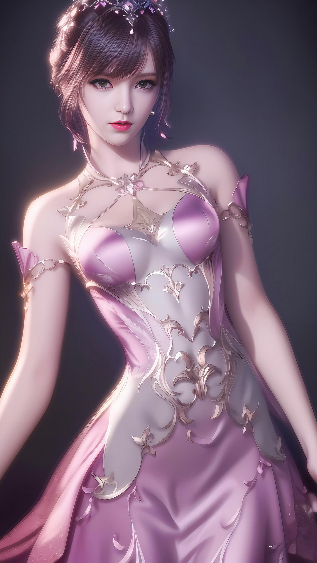 《斗罗大陆》国漫女神小舞精修手机壁纸:小舞外号"柔骨魅兔"