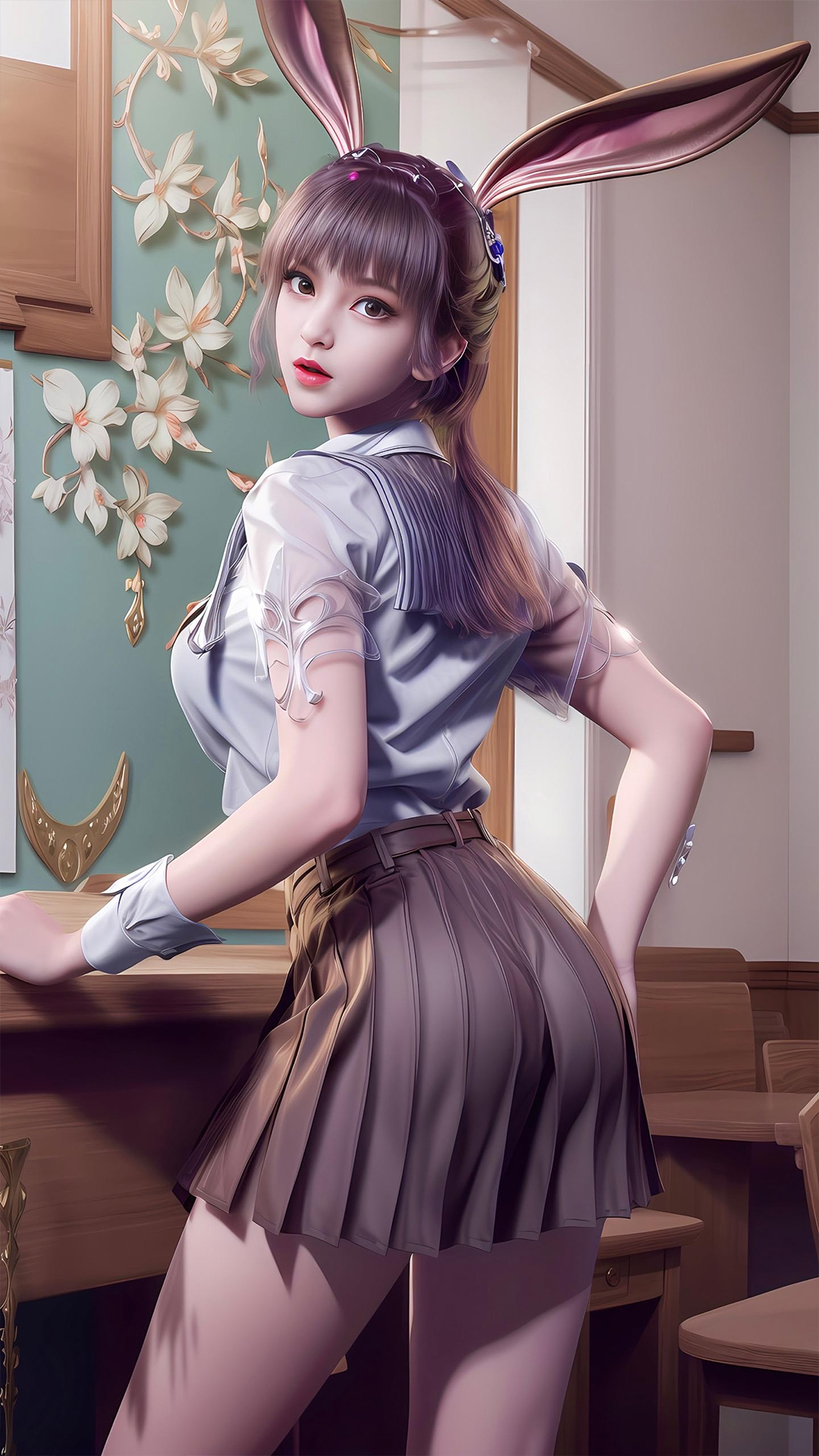 《斗罗大陆》国漫女神小舞精修手机壁纸:小舞外号"柔骨魅兔"