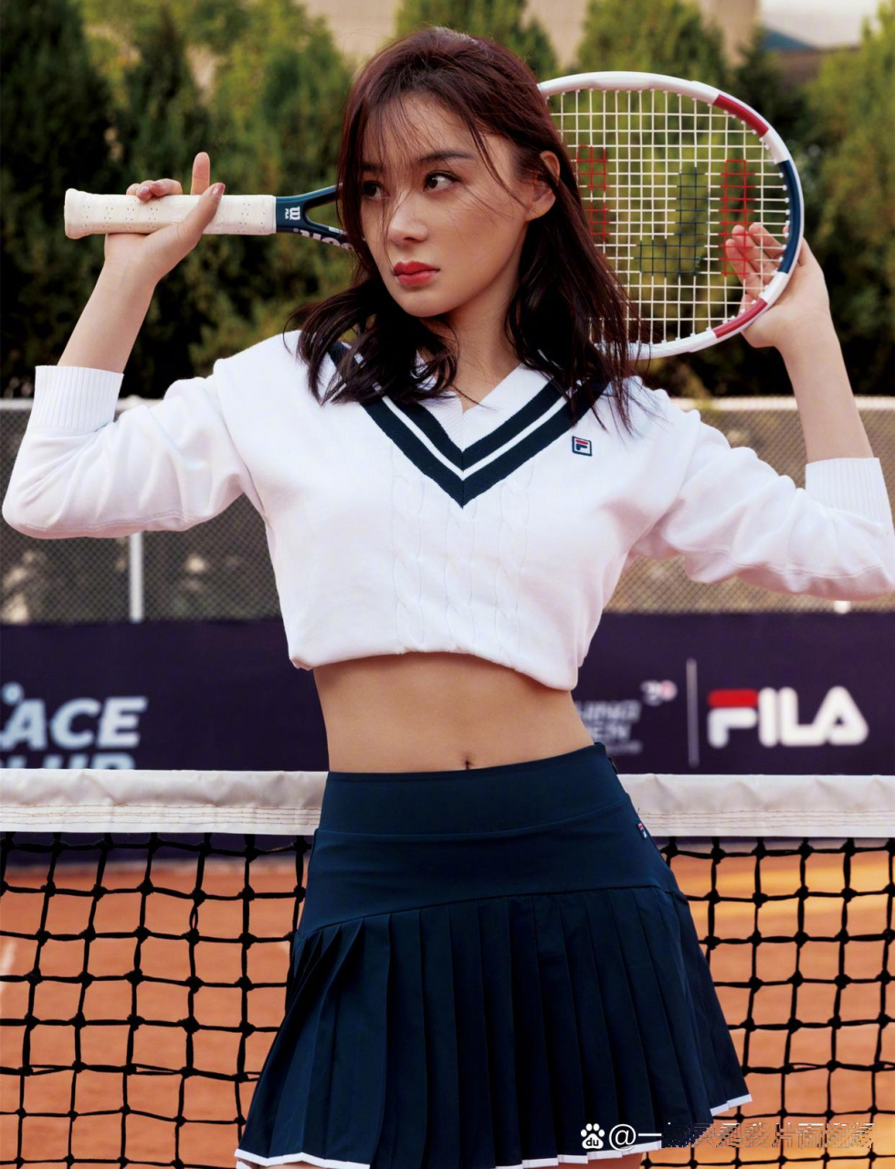 袁姗姗的运动风大片好青春