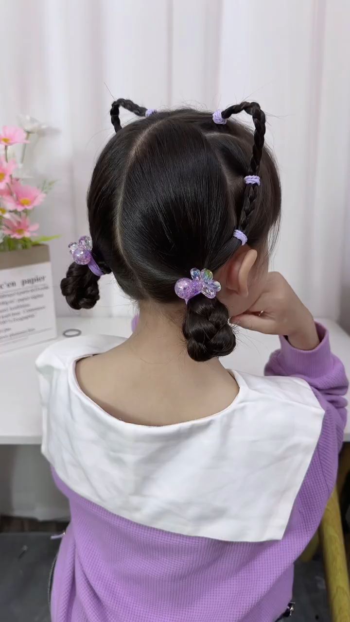 儿童盘发视频教程:手把手教你打造精致发型