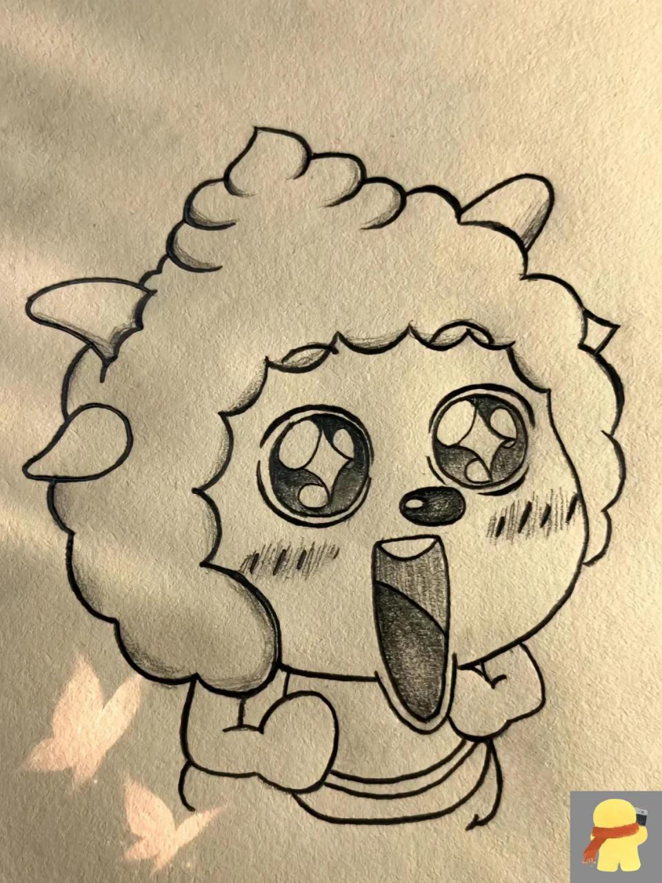 教你画懒羊羊 懒羊羊