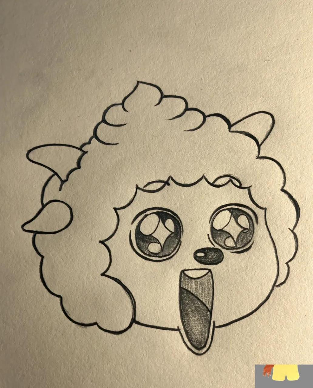 教你画懒羊羊 懒羊羊