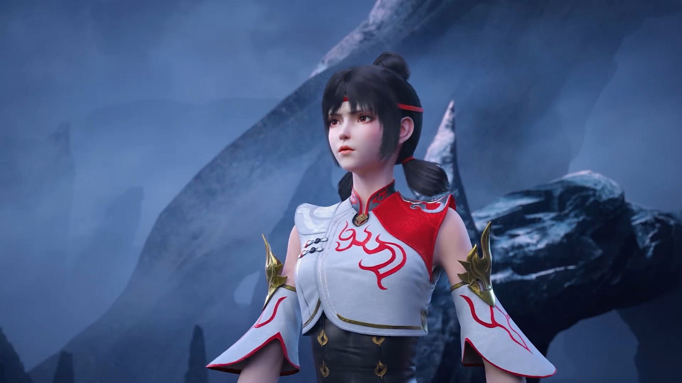 "|大主宰年番 48 苏萱学姐及时赶到,与白龙城对峙,阻止冲动的妹妹,坐