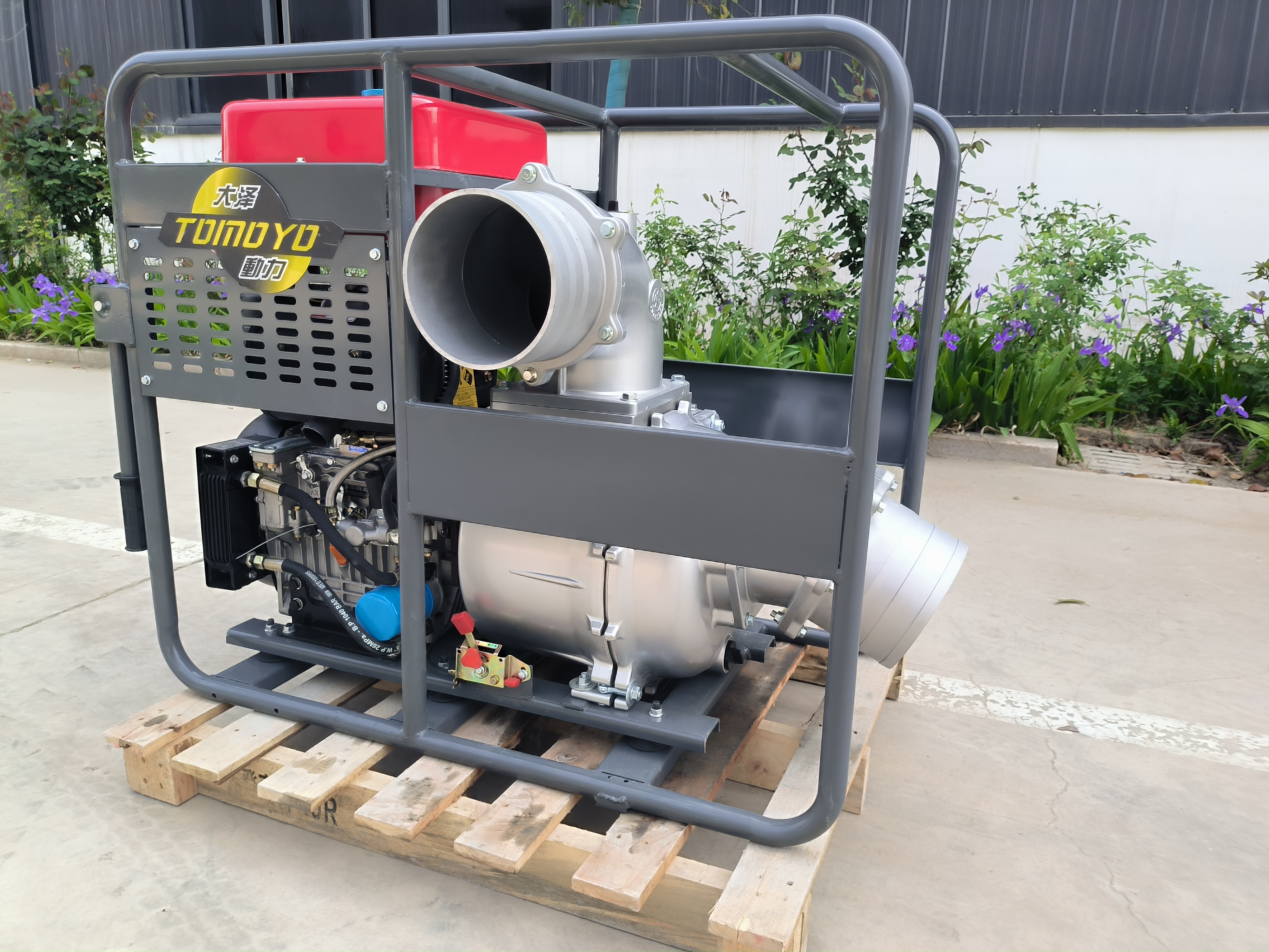 便携式6寸柴油自吸水泵 大流量防汛柴油抽水泵