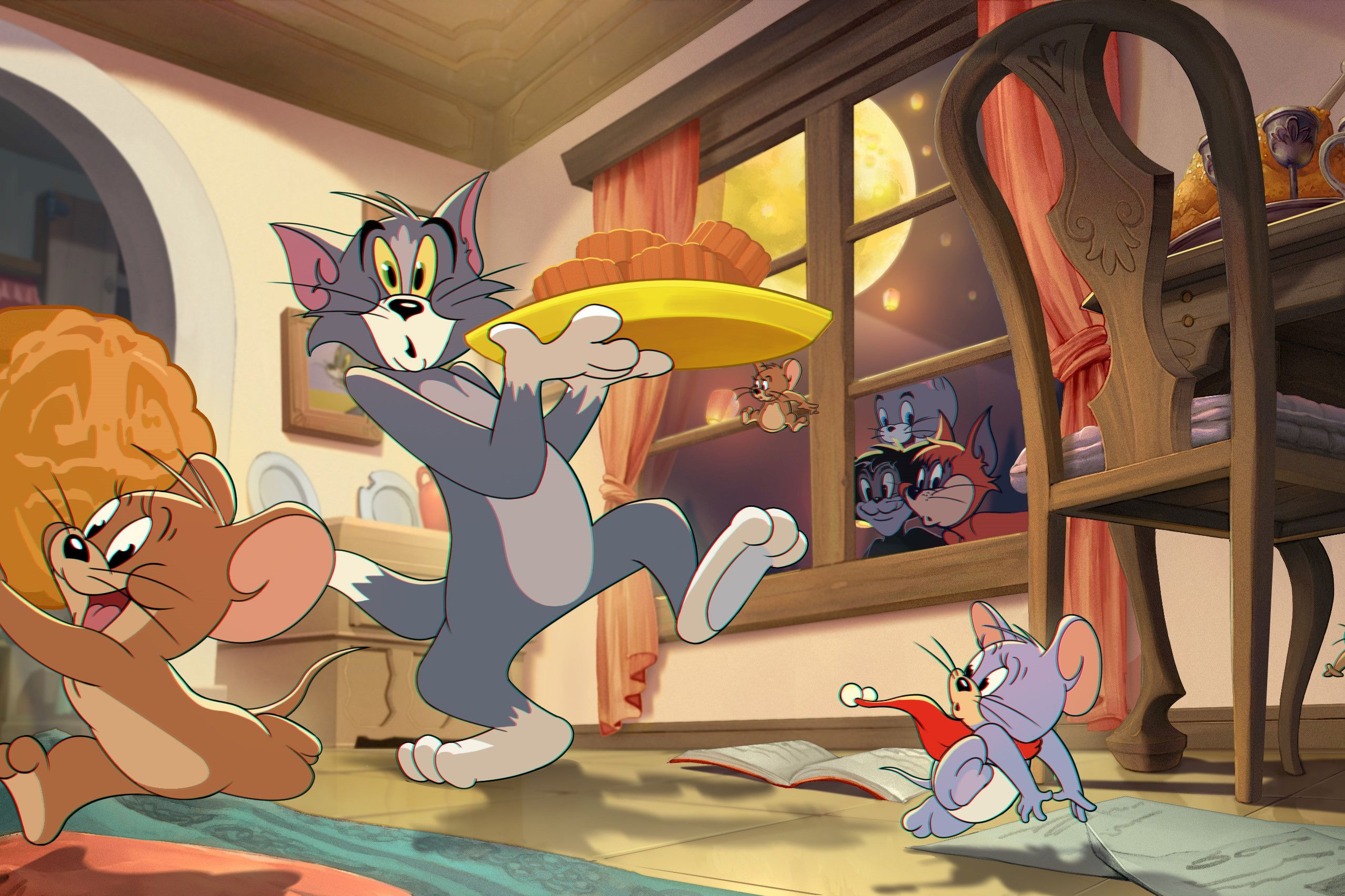 猫鼠间的爱恨情仇在猫汤姆和鼠杰瑞之间上演,既有激烈的追逐与逃脱