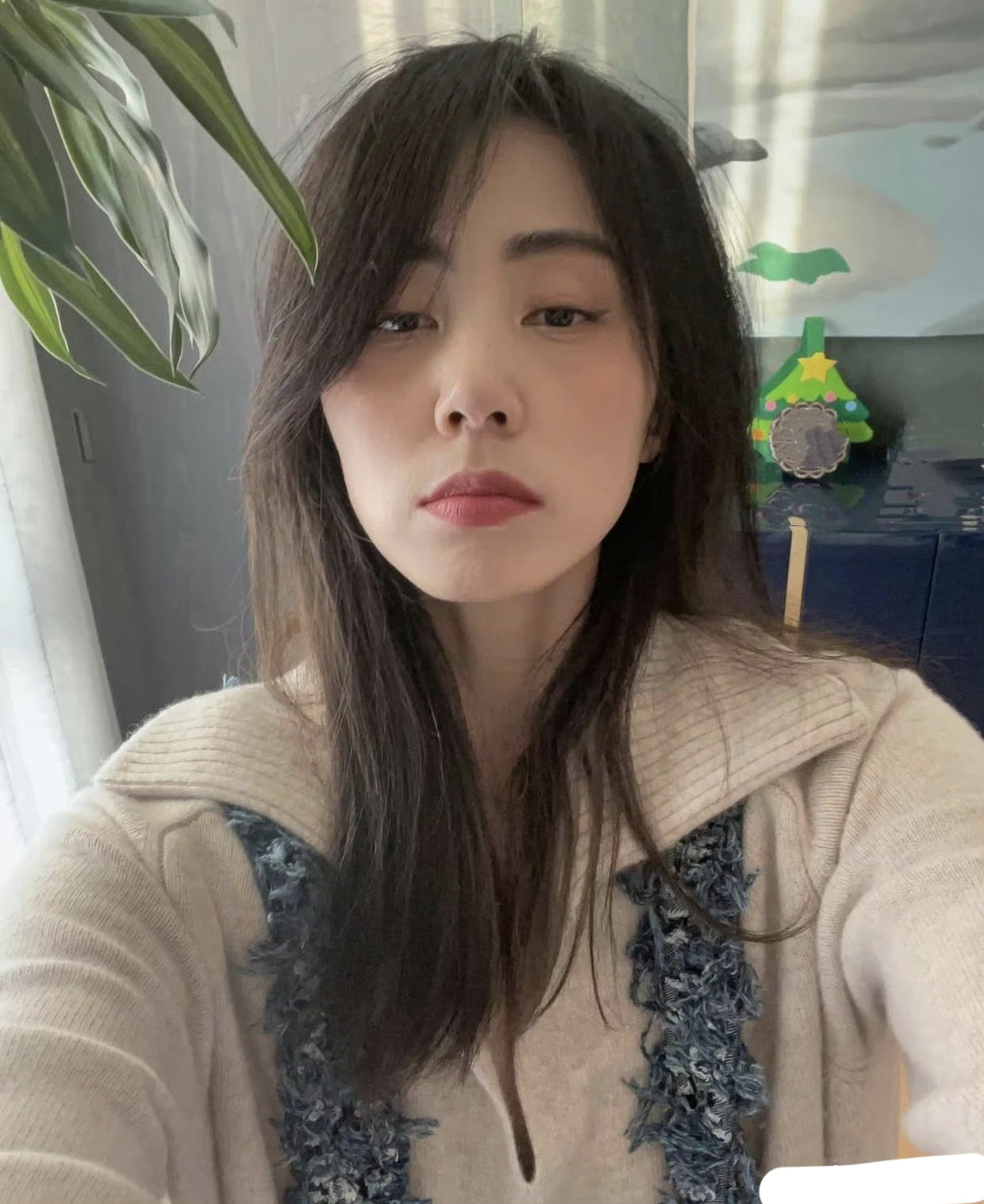 黄磊老婆孙莉的现状总感觉她不是很开心她的眼里没有光给人一种很