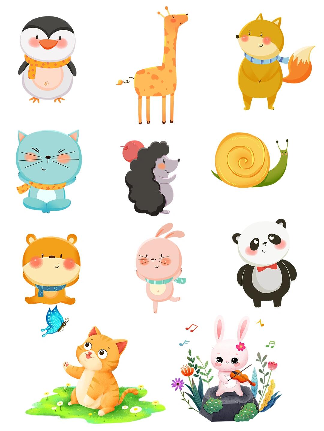 动物园里的动物大合照简笔画    欢迎来到动物天地!