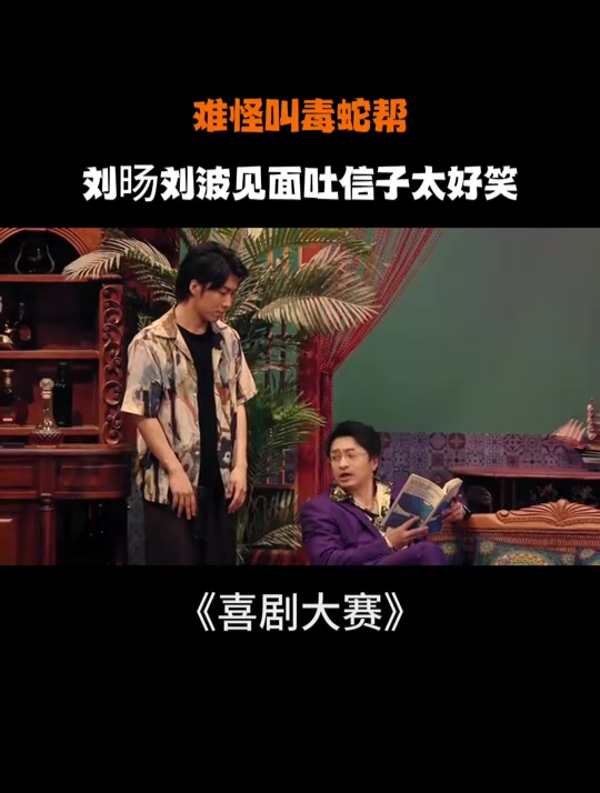 难怪叫毒蛇帮!刘旸刘波见面吐信子太好笑丨喜剧大赛