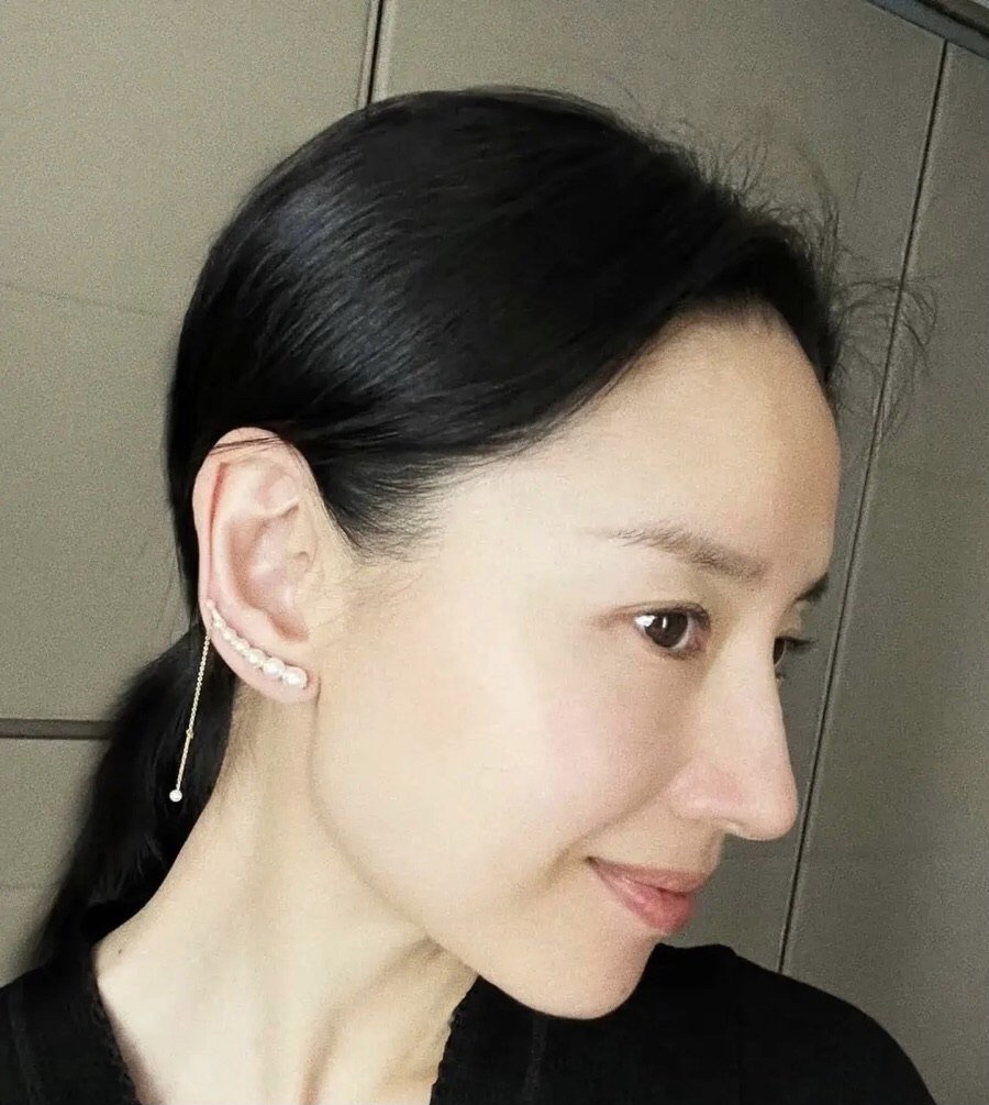 董洁的侧颜真的很好看呀