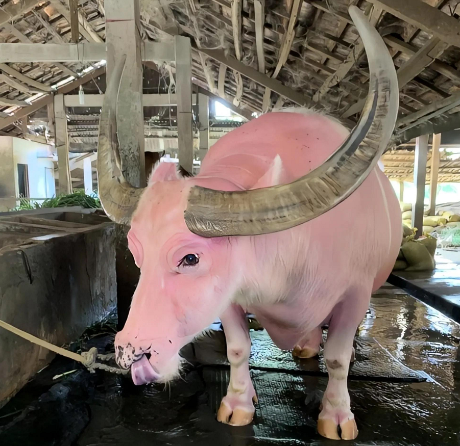 2001年,男子3400元买了一头粉色水牛,20年后有人出价28万都不卖