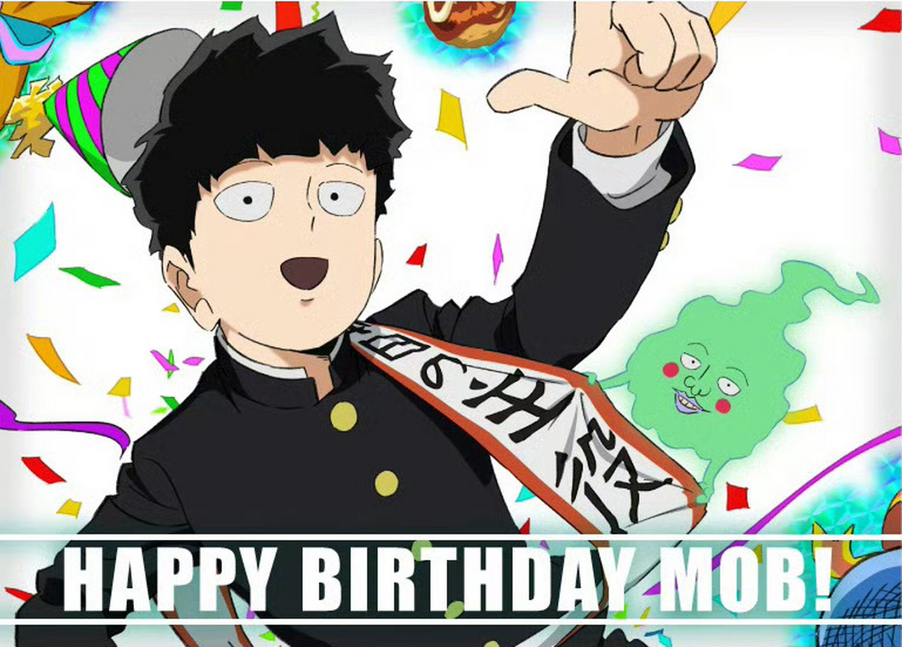 灵能百分百#  5月12日是  影山茂夫的生日 !#动态连更挑战