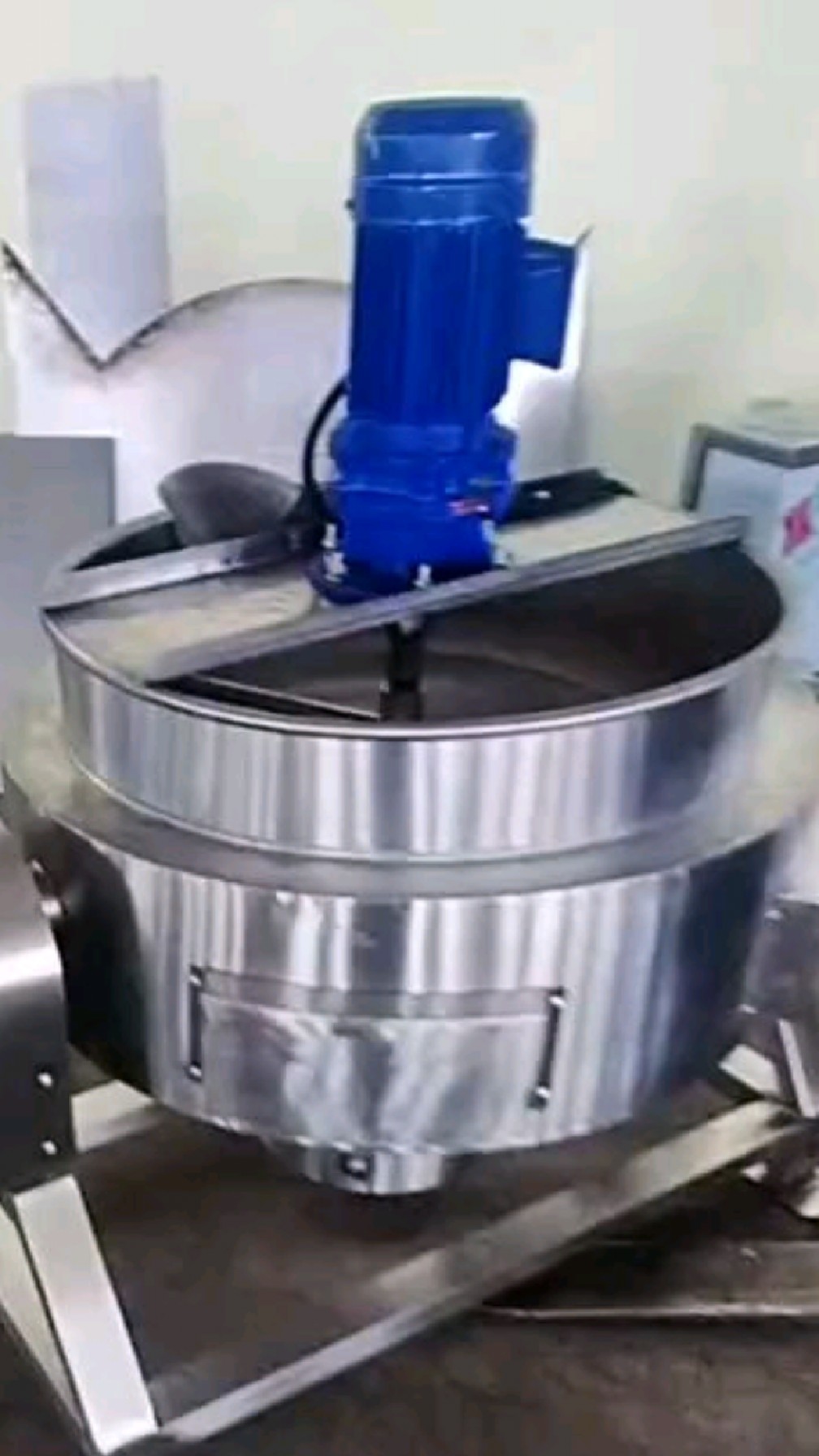 天然气加热汤锅,煮粥,熬汤,自动搅拌,门店煲汤,炖品店使用-度小视