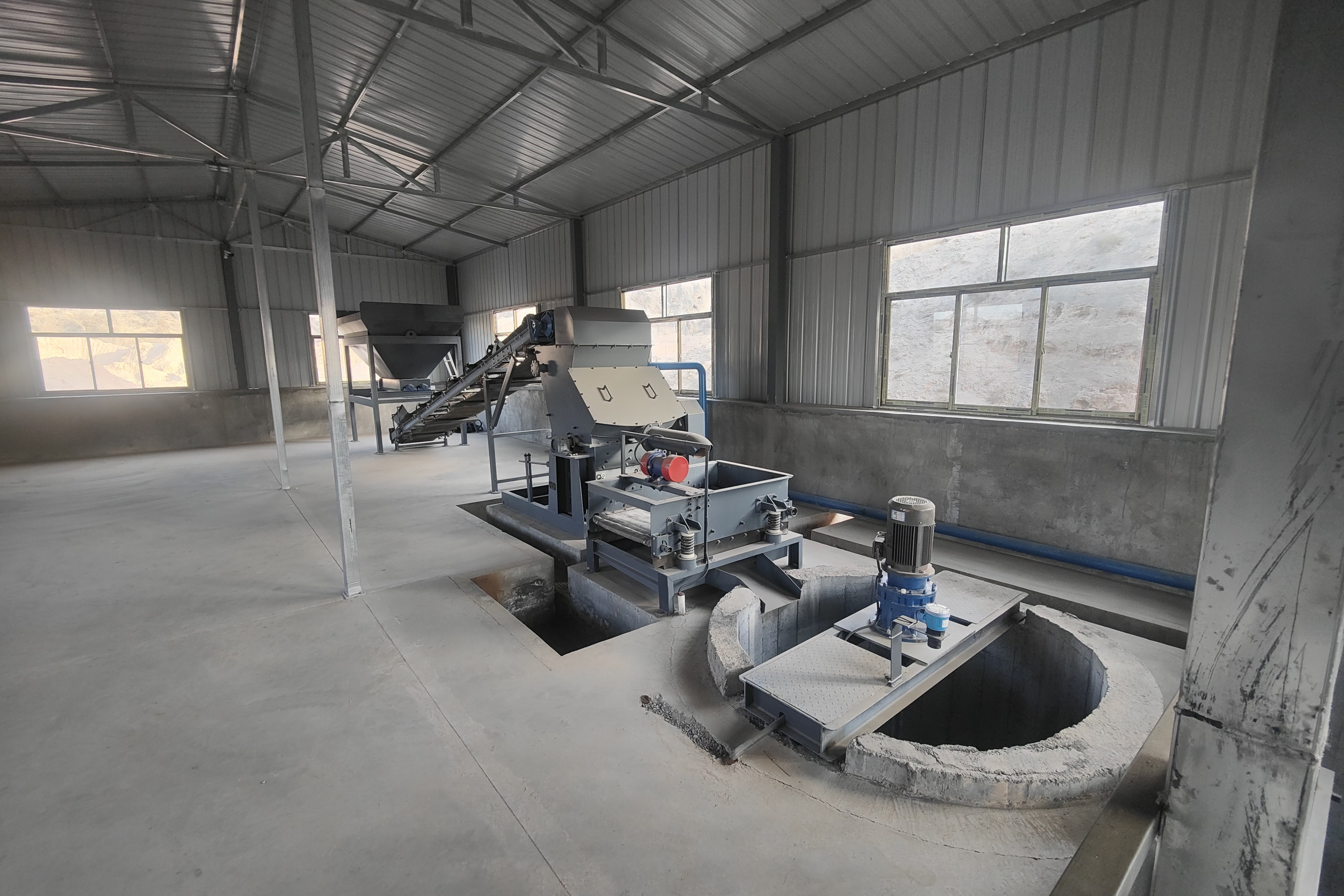 [原文:自动化制浆站:黄泥浆灌浆.