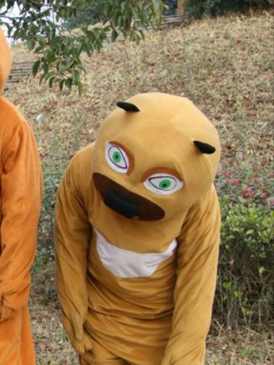 熊大熊二自制辣条,光头强被辣哭,网友:这味道谁敢尝试?3-度小视