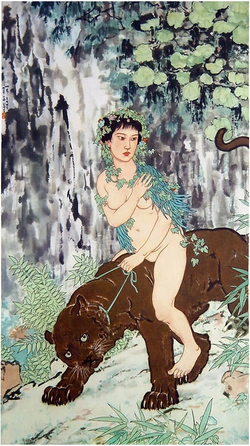 徐悲鸿《山鬼》